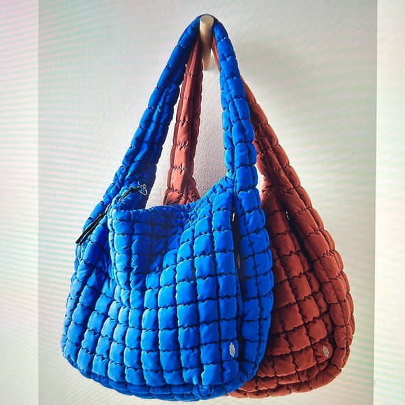 Free People Movement Quilted Carryall Color Dusty Rose - Picture 2 of 3